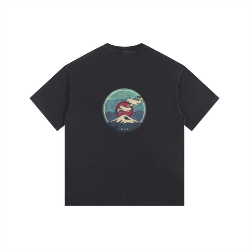 Vintage Washed Oversized Cotton T-Shirt